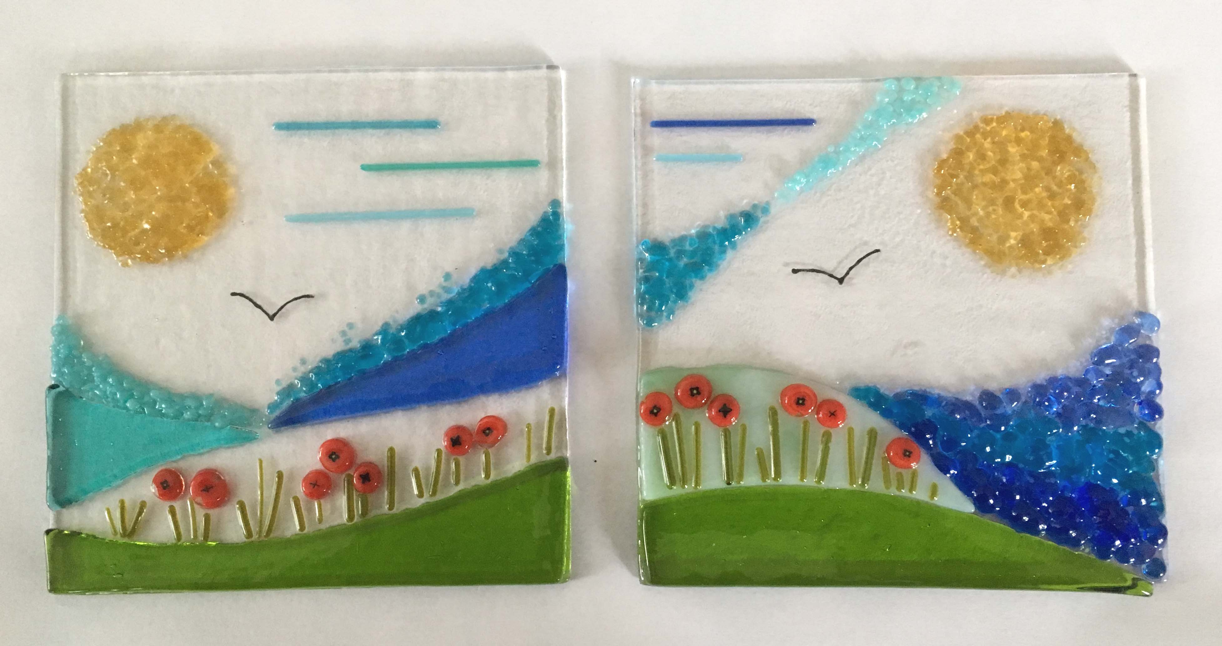 How To Make A Fused Glass Seascape Hazelrock House