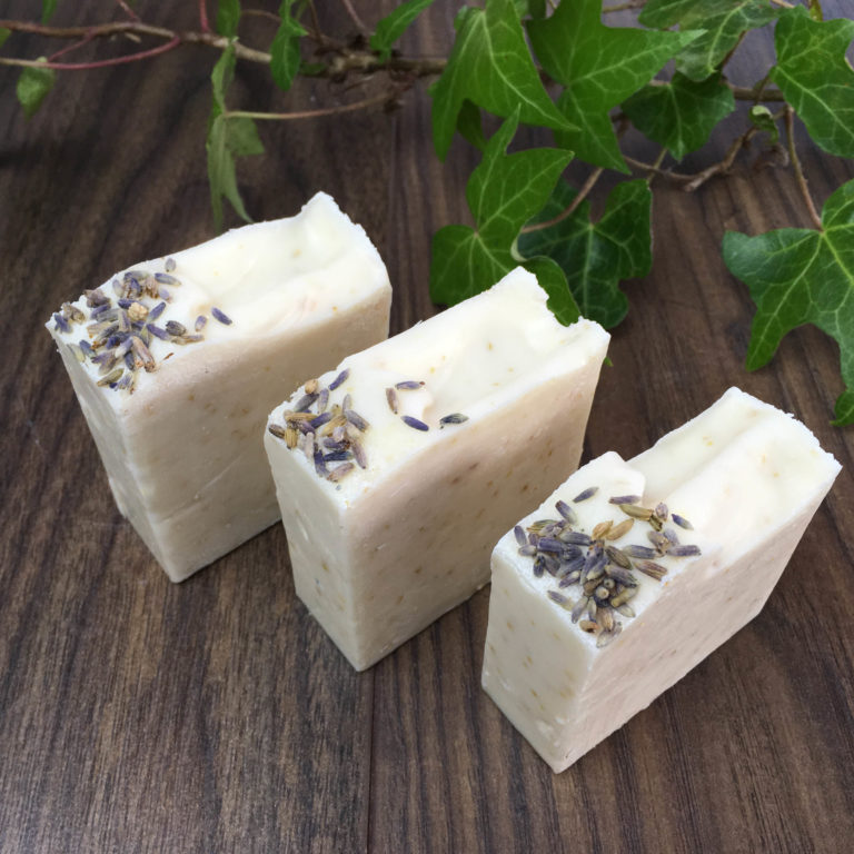 Making Natural Soap with Lavender Essential Oil and Oatmeal – Hazelrock ...